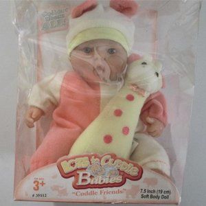 2008 Berenguer Lots to Cuddle Doll with Toy in Original Package Cute Expression